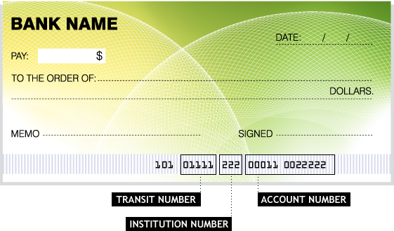 Cheque example