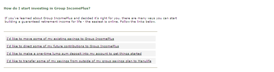 How do I start investing in Group IncomePlus