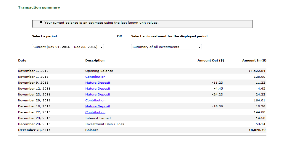Transaction Summary