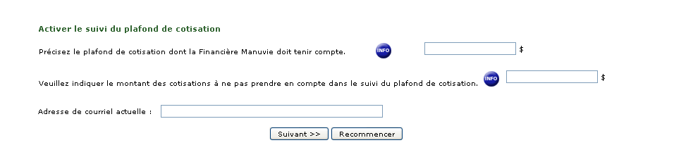 Contributions - Add Contribution Limit