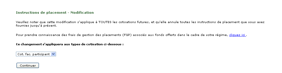Change future investment instructions Different Portfolio