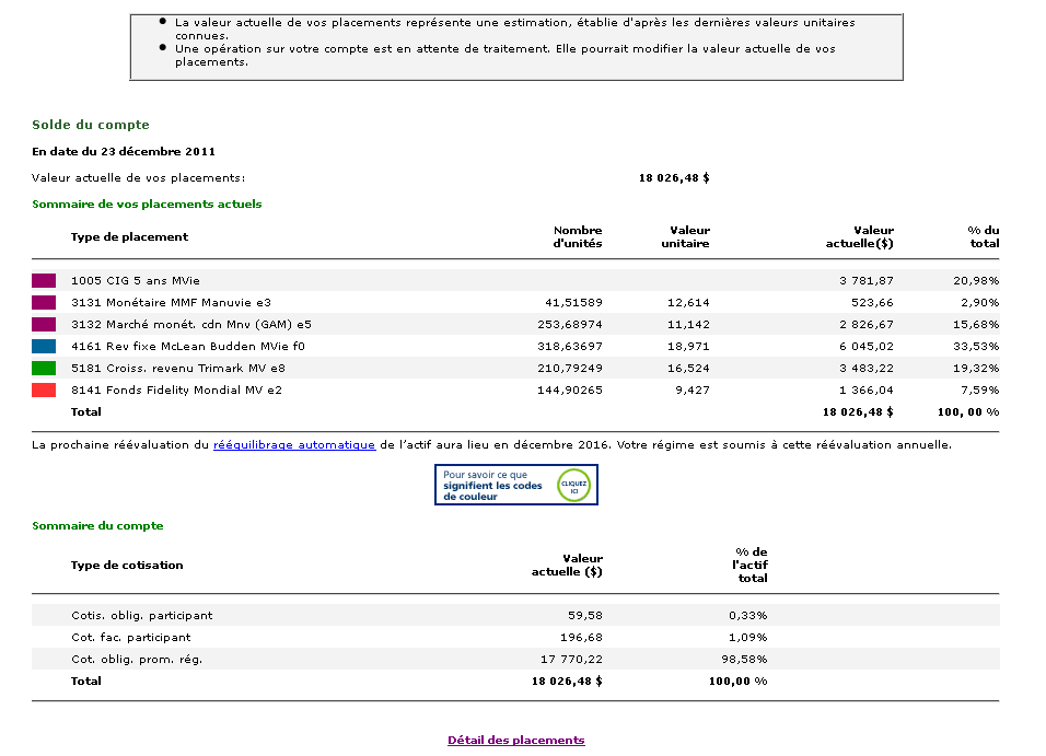 Account Balance