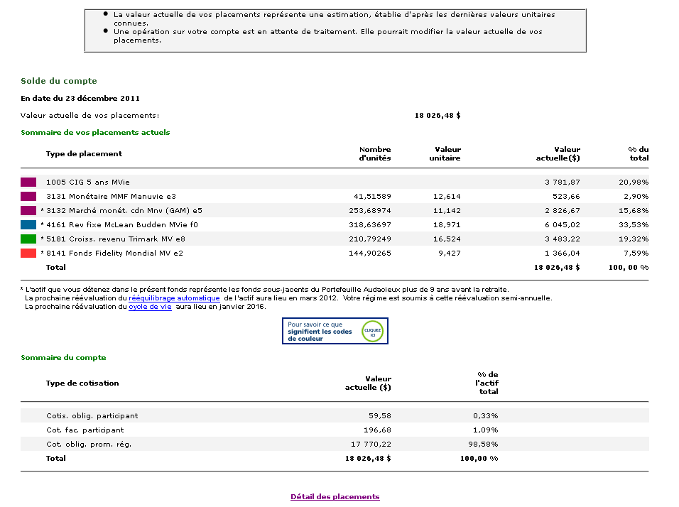 Account Balance