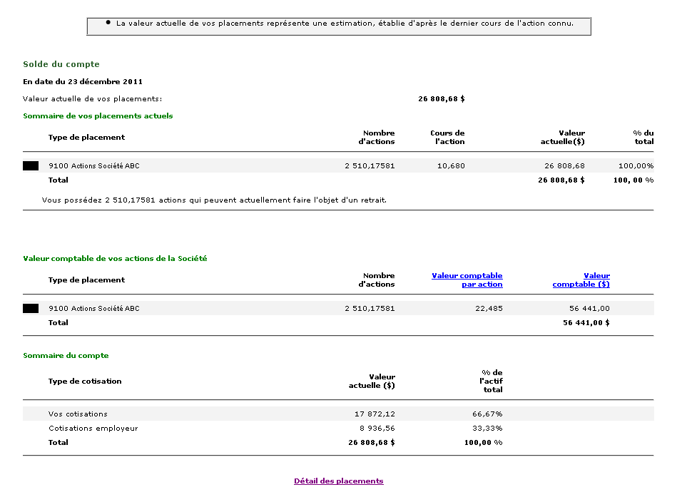 Account Balance