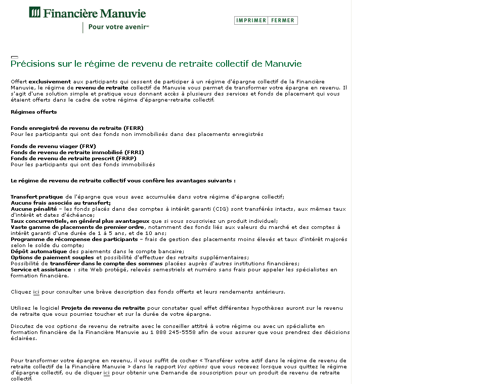 More about Manulife's Group Retirement Income Plan