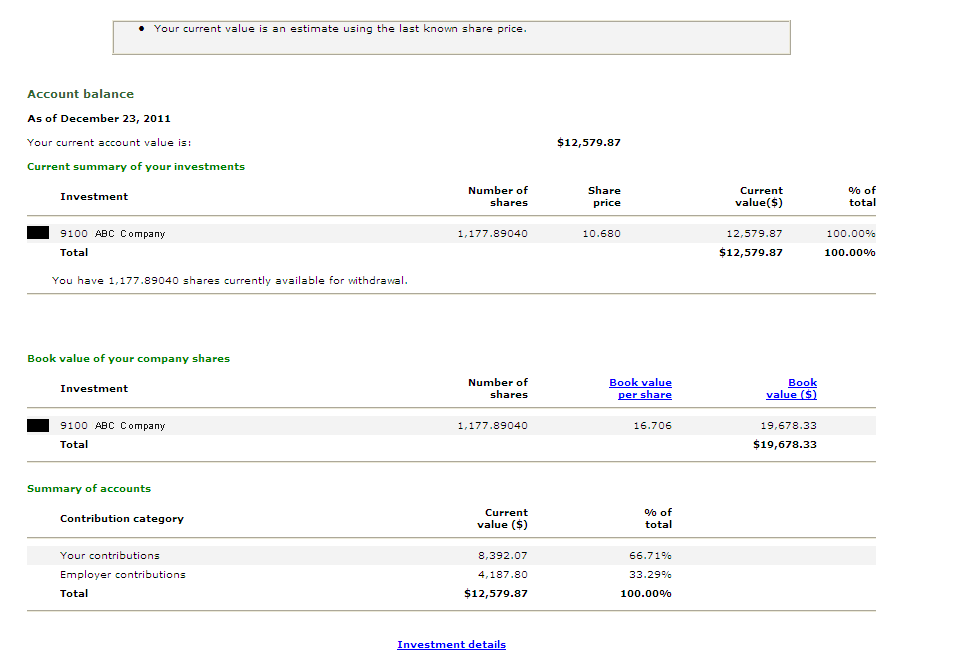 Account Balance