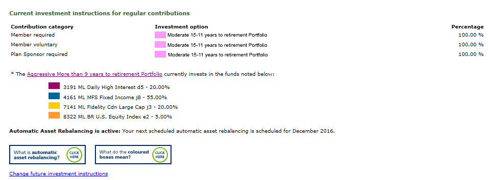 View My Investment Instructions